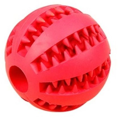Игрушка для собак мячик красный