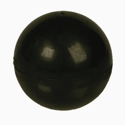 Мяч цельнорезиновый для собак черный