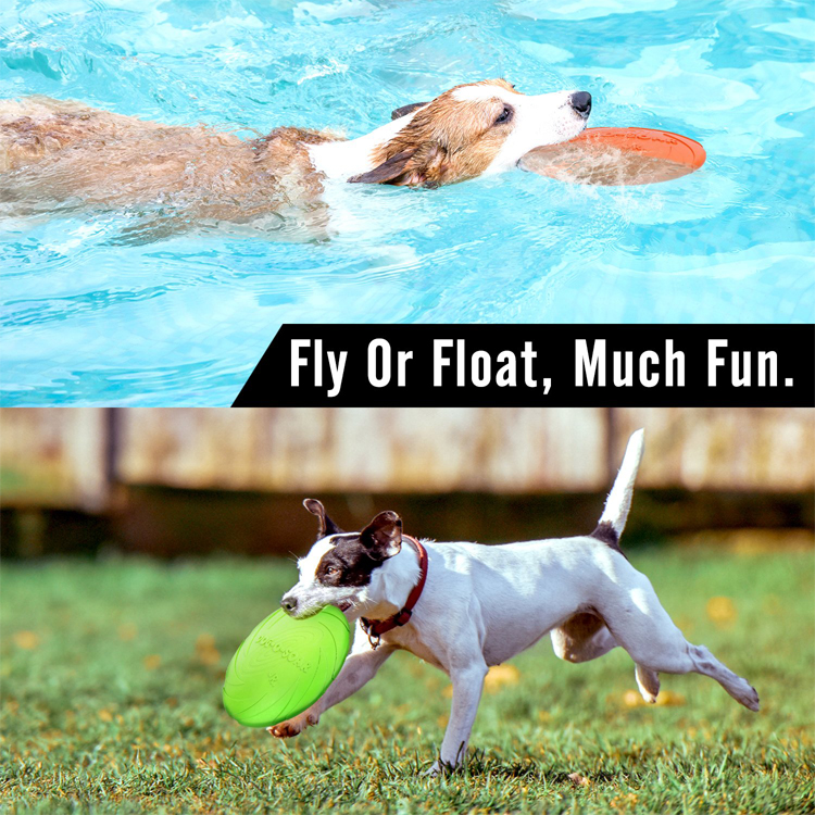 Летающая тарелка для собак Dog-soar плавает и летает